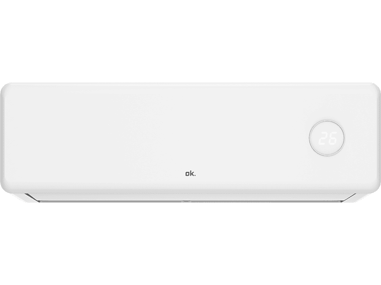 Aire acondicionado Split 1 x 1 - OK . OAC 12225 ES SET, 3009 fg/h, Inverter, Auto Limpieza, Temporizador 24h, Blanco