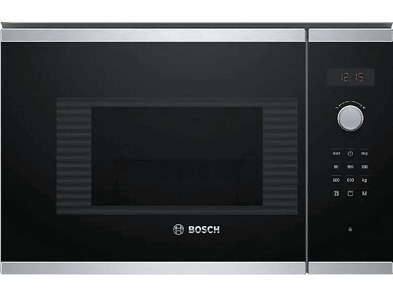 Microondas integrable - Bosch BEL523MS0, 800W, 20 L, Grill, Acero inoxidable — foto 1