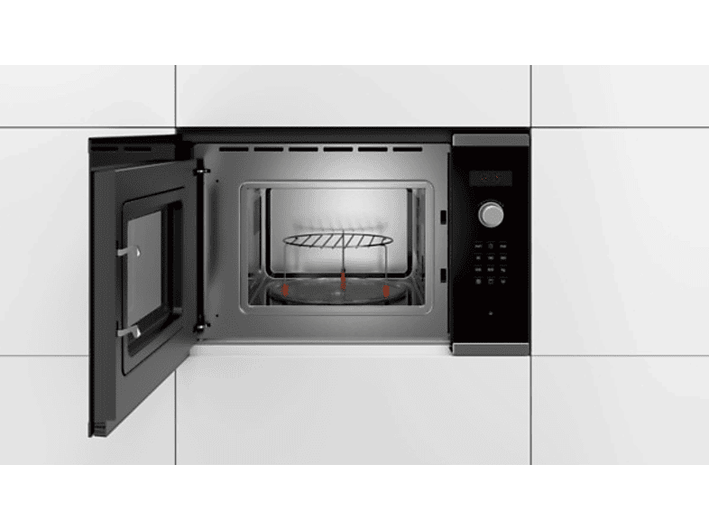 Microondas integrable - Bosch BEL523MS0, 800W, 20 L, Grill, Acero inoxidable — foto 4