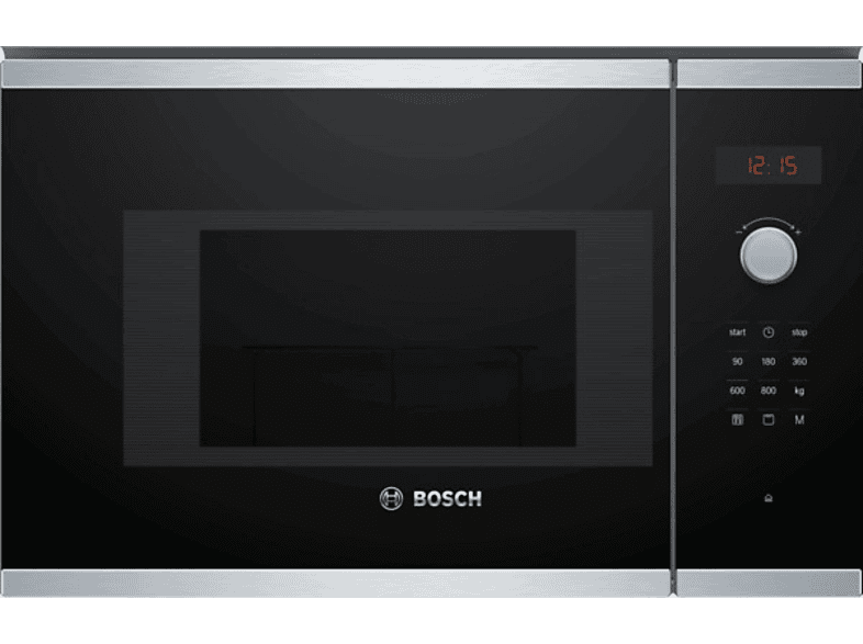 Microondas integrable - Bosch BEL523MS0, 800W, 20 L, Grill, Acero inoxidable — foto 8