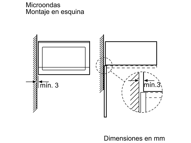 Microondas integrable - Bosch BEL523MS0, 800W, 20 L, Grill, Acero inoxidable — foto 14