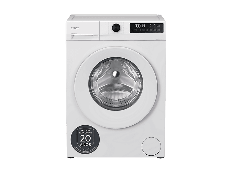 Lavadora carga frontal - Candy GD 4105-S ProWash 300, 10 kg, 1400 rpm, 16 programas, Blanco