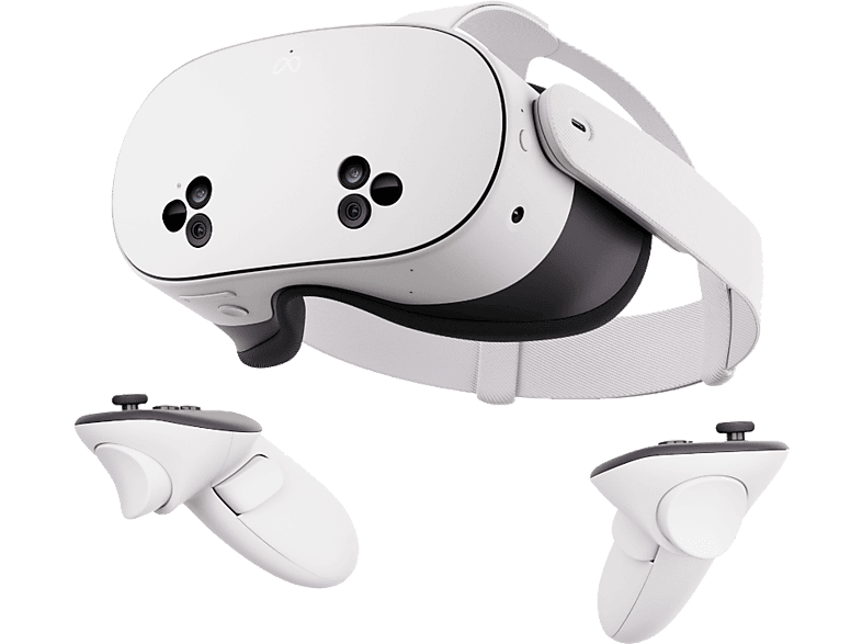 Gafas de realidad virtual - Meta Quest 3s, 256GB, 8GB RAM, Snapdragon XR2 Gen 2, 1832×1920p, 2.5h Autonomía, Blanco