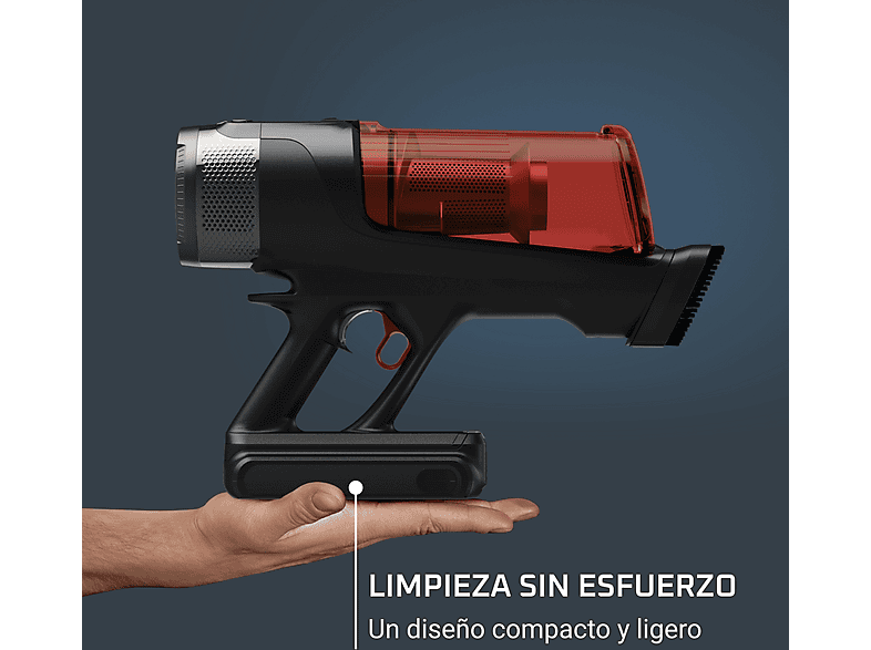 Aspirador escoba - Rowenta RH9A73 X - Force Flex 13.60 Animal Care, 380 W, 0.65 L, 60 min, Sin cables, Multisuperficie, Especial mascotas, Rojo — foto 6