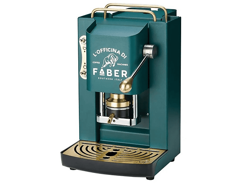 Cafetera de cápsulas - Faber PROBRITISHOTT, 15 bar, 500 W, Verde — foto 1