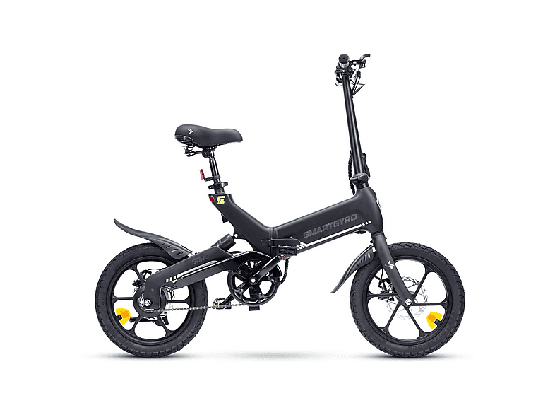 Bicicleta urbana - Smartgyro Ebike Soho 16, Potencia Nominal 250W, Velocidad máx. 25 km/h, Auton. 60km, Suspensión Trasera, Display frontal LCD, Gris — foto 2