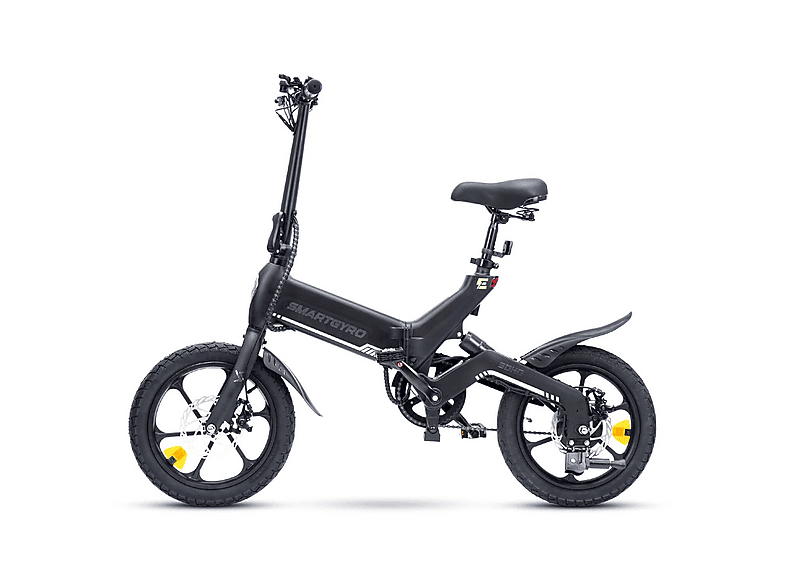 Bicicleta urbana - Smartgyro Ebike Soho 16, Potencia Nominal 250W, Velocidad máx. 25 km/h, Auton. 60km, Suspensión Trasera, Display frontal LCD, Gris — foto 3