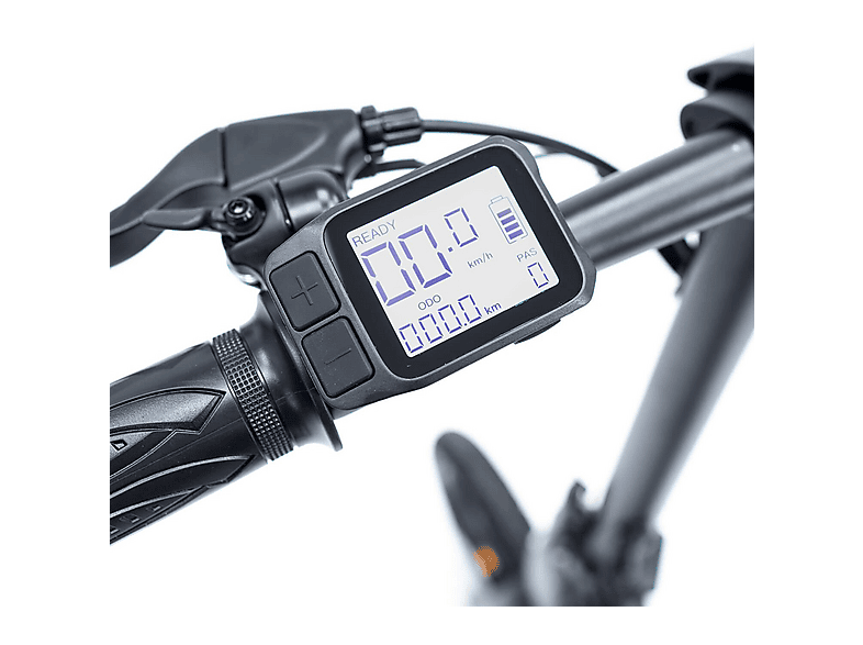 Bicicleta urbana - Smartgyro Ebike Soho 16, Potencia Nominal 250W, Velocidad máx. 25 km/h, Auton. 60km, Suspensión Trasera, Display frontal LCD, Gris — foto 10