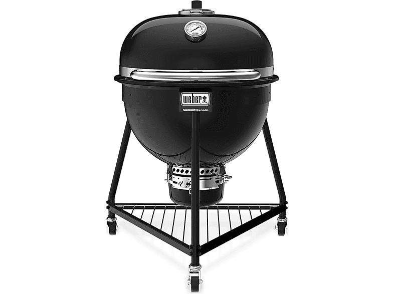 Barbacoa de carbón - Weber Summit Kamado E6, Negro