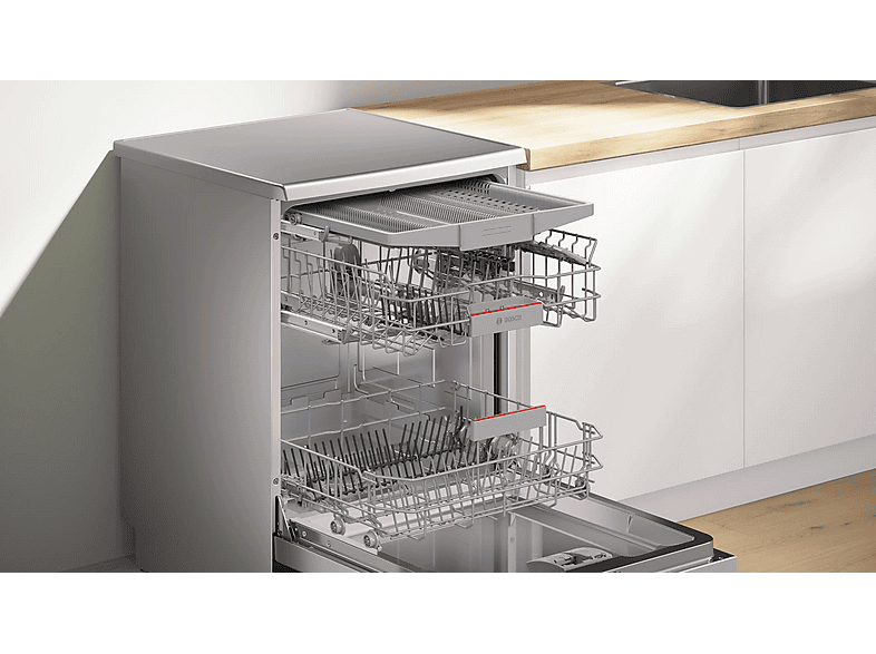 Lavavajillas - Bosch SMS4HVI14E, 14 servicios, 6 programas, 60 cm, Acero antihuellas — foto 6
