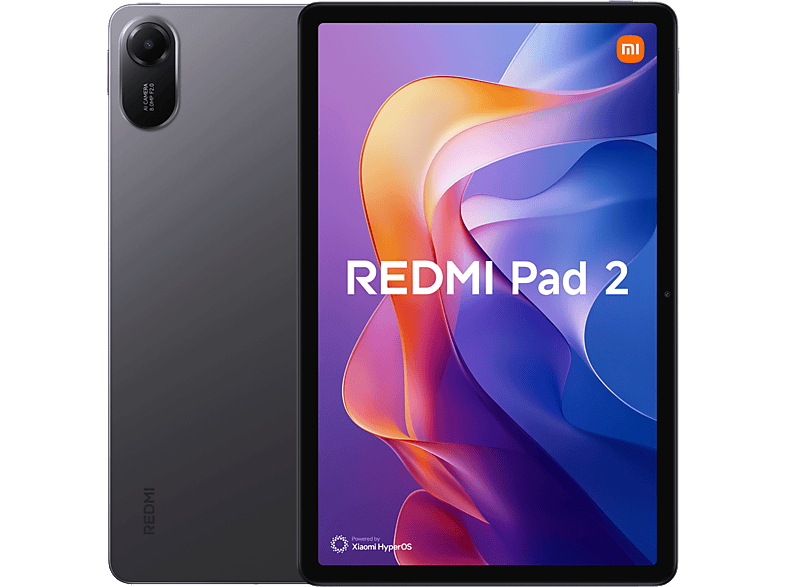 Tablet - Xiaomi Redmi Pad 2, WI-FI, 11" WQHD, 8 GB RAM, 256 GB, MediaTek G100-Ultra, Gris grafito