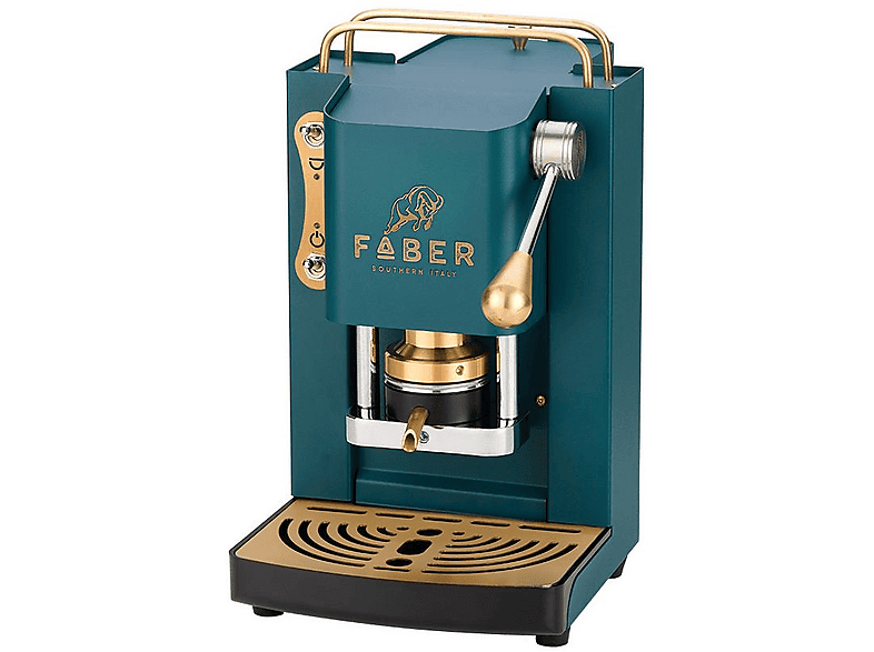 Cafetera de cápsulas - Faber Mini Deluxe, 15 bar, 500 W, Verde