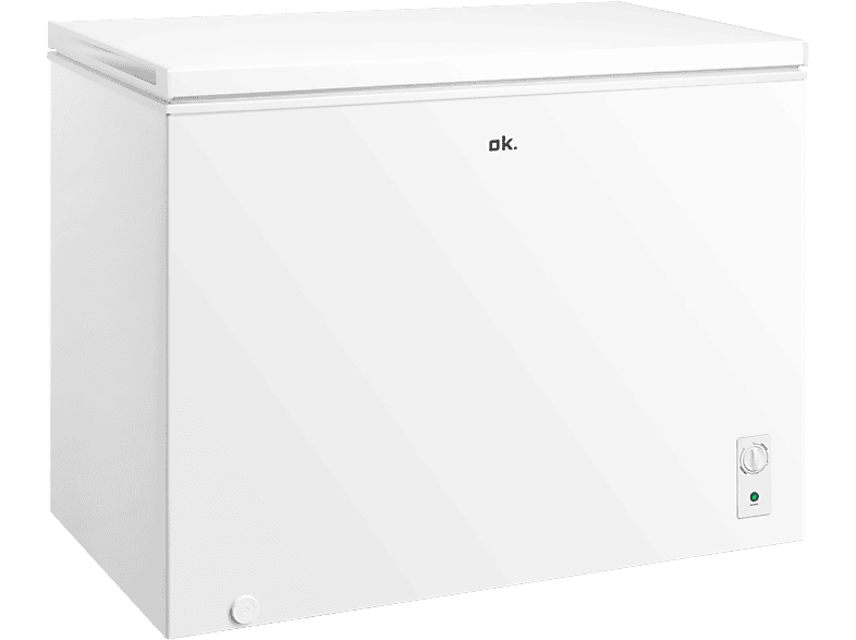 Congelador horizontal - OK . OFZ 181 E W, 293 l, 84.8 cm, Control temperatura, 4 estrellas, Blanco
