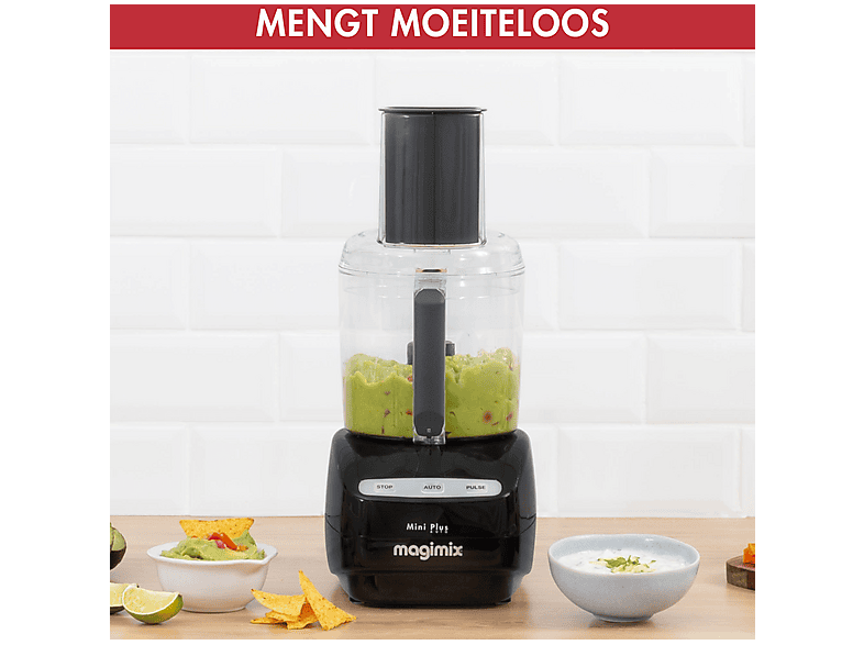 Procesador de alimentos - Magimix Mini Plus, 400 W, 600 ml, Negro — foto 7