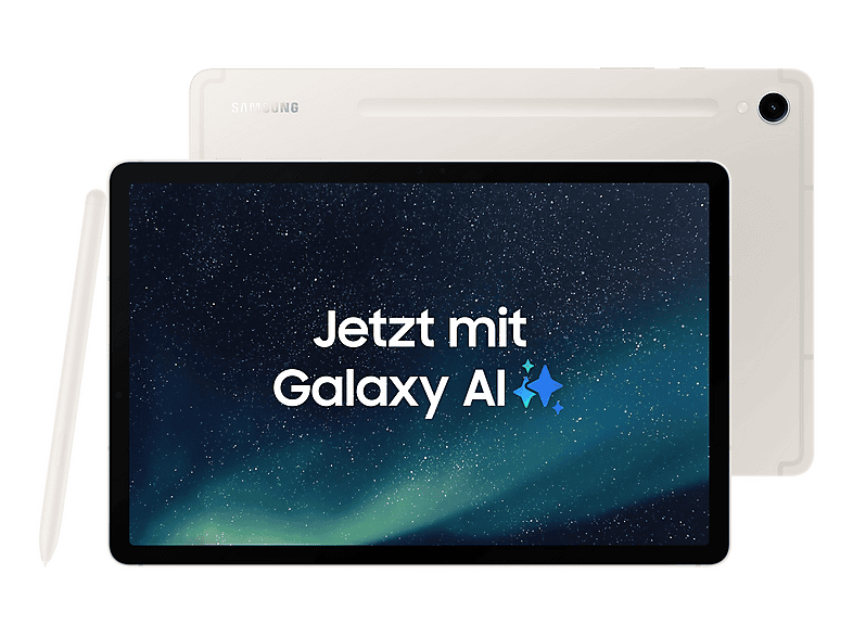 Tablet - Samsung Galaxy Tab S9, 128 GB, Beige, 11 " WQXGA+, 8 GB RAM, Processor, Tablet Android — foto 1