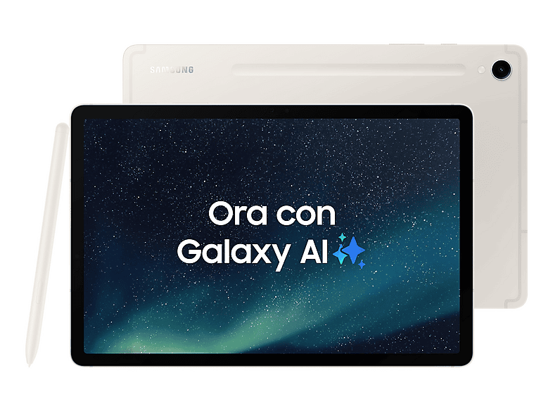 Tablet - Samsung Galaxy Tab S9, 128 GB, Beige, 11 " WQXGA+, 8 GB RAM, Processor, Tablet Android — foto 3