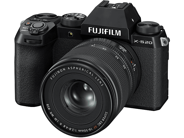 Cámara EVIL - Fujifilm X-S20, 26,1 megapixel, X-Trans CMOS, 6.2K, Black