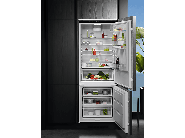 Frigorífico combi integrable - AEG NSC7P751ES, GreenZone+, MaxiSpace, 188.4 cm, 376 l, Sin panelar — foto 3