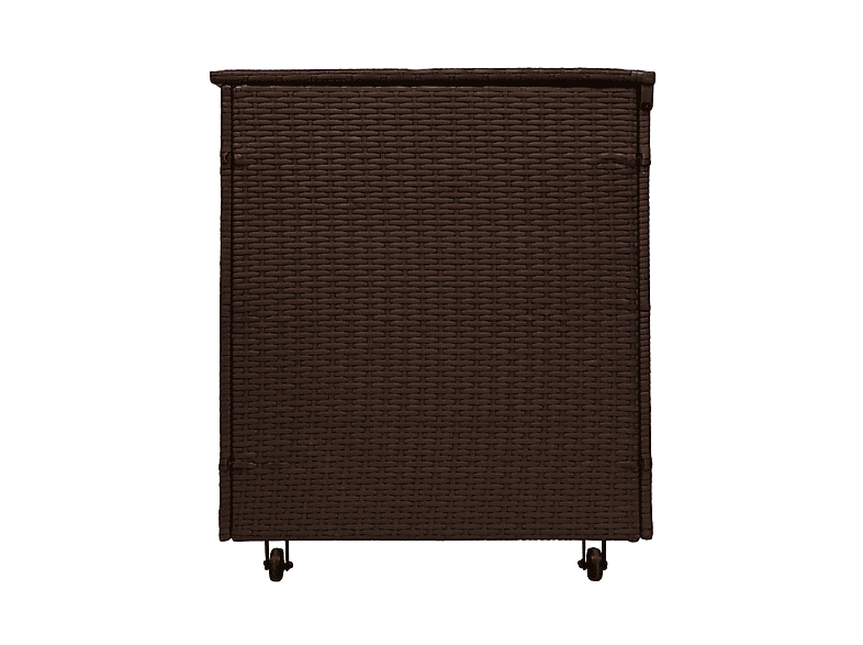 Conjunto de jardín - Monster Comedor de Ratán y Caja de Almacenamiento - Marrón, 240 cm x 180 cm x 70 cm — foto 2