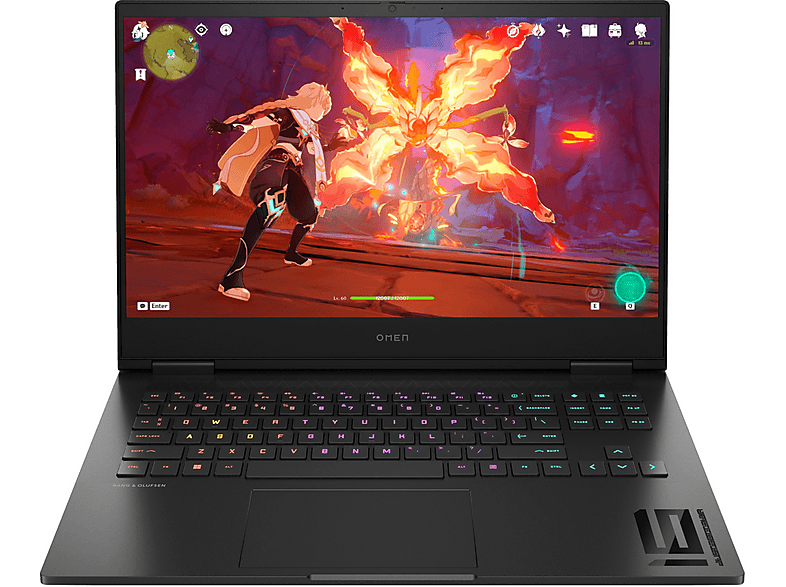 Portátil gaming - HP 16-WF1005NS I7-14700HX32/1/RTX 4070/FREE, 16,1 " QHD, Intel® Core™ i7-14700HX, 32 GB RAM, 1 TB SSD, GeForce RTX™ 4070, Negro — foto 1