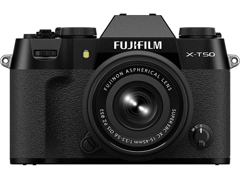 Cámara EVIL - Fujifilm X-T50, 40,2 megapixel, X-Trans CMOS, 6.2K, 4K UHD, Full-HD, Black