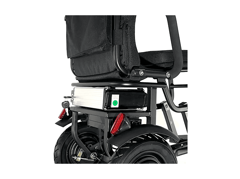 Triciclo eléctrico plegable - Careway Fold Max Power, Black — foto 7