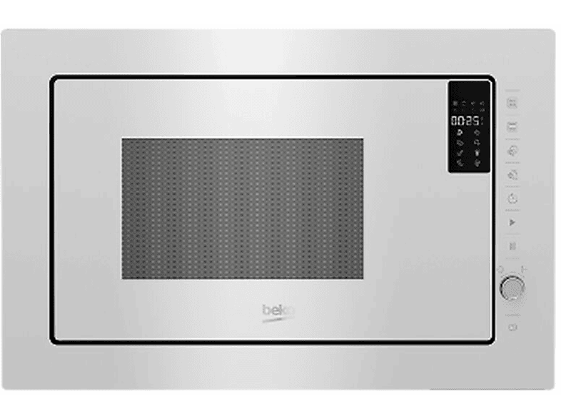 Microondas libre instalación - Beko BMGB25333WG 25L, 1 kW, 5 potencia, Blanco
