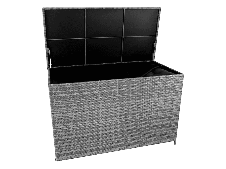 Baúl de exterior - Monster 996L, 160 cm x 80 cm x 98 cm, Gris