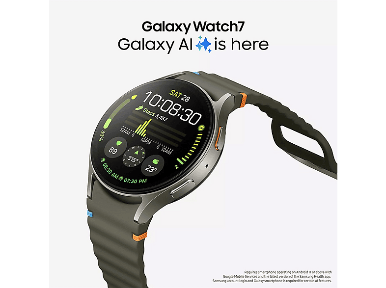 Smartwatch - Samsung Galaxy Watch 7, 44 mm, Verde — foto 6
