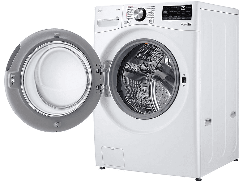 Lavadora carga frontal - LG F0P3CYV2W, 20 kg, 1000 rpm, 14 programas, TurboWash™ 360˚, Steam™, Blanco — foto 11