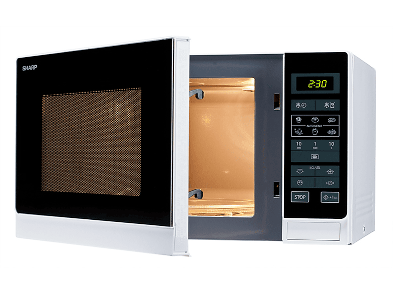 Microondas libre instalación - Sharp 18100100, 900 W, 25 l, Inox — foto 3