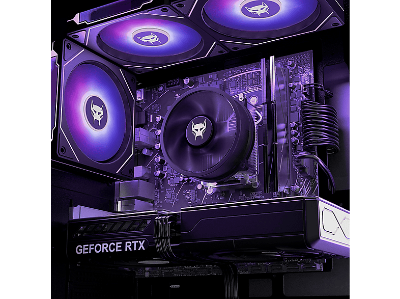 Pack PC gaming - Beastcom Q5 Pro Gaming, AMD Ryzen™ 5 8400F, 16 GB RAM, 1 TB SSD, GeForce RTX™ 5060 Ti, Windows 11 Home, Monitor 27 " Full-HD, Negro — foto 4