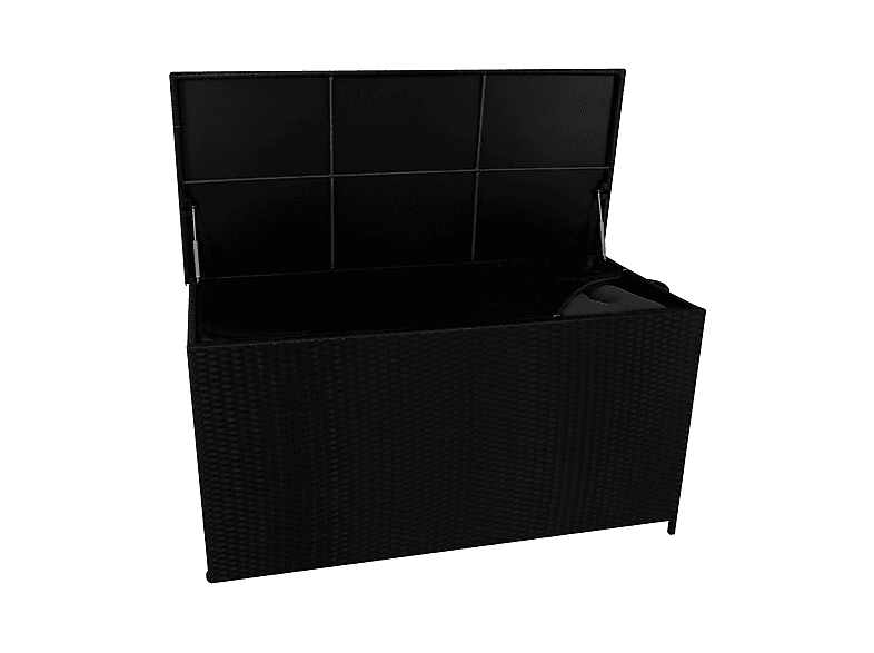 Baúl de exterior - Monster 700L, 155 cm x 69 cm x 80,5 cm, Negro