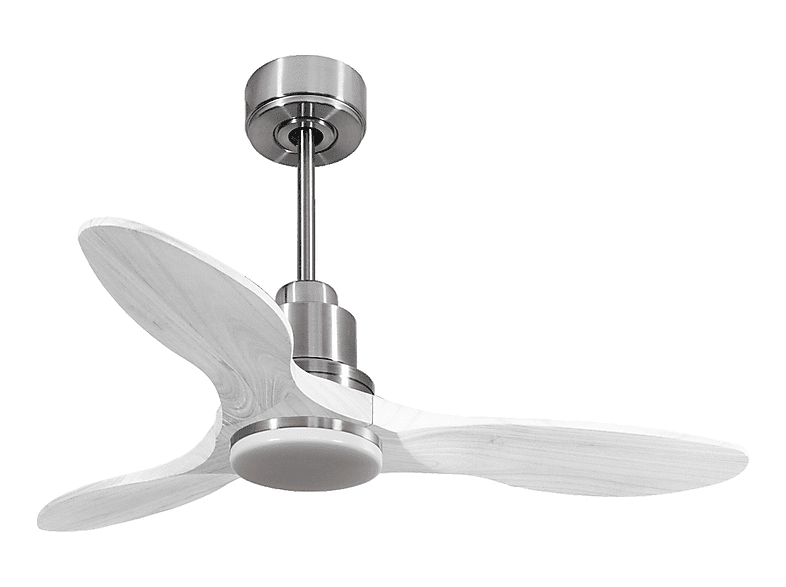 Ventilador de techo - Purline LimaD106C04LED67097, 18 W, 6 velocidades, Plata