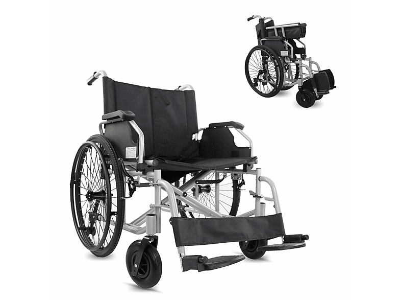 Silla de ruedas - Mobiclinic Bariatrica, Negro — foto 1