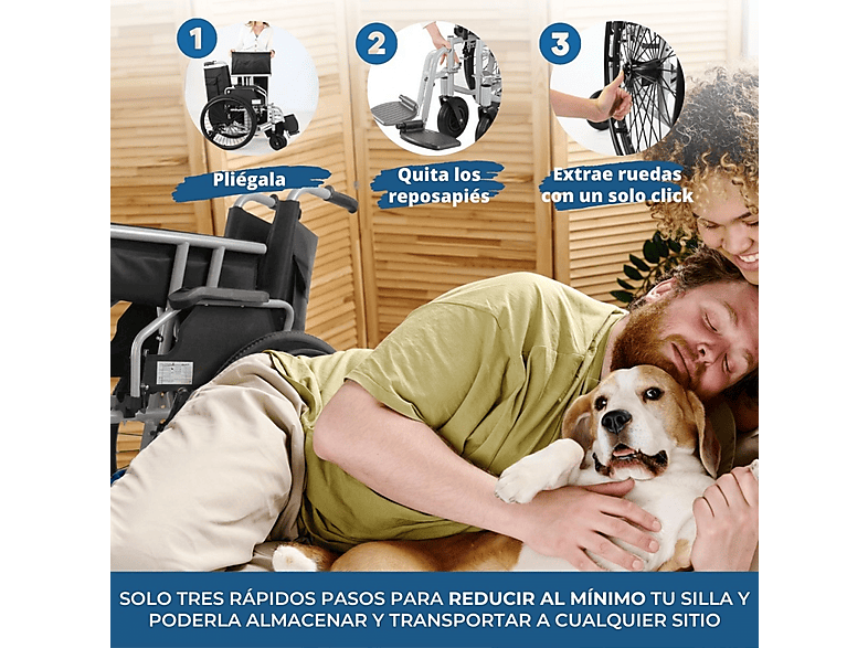 Silla de ruedas - Mobiclinic Bariatrica, Negro — foto 4