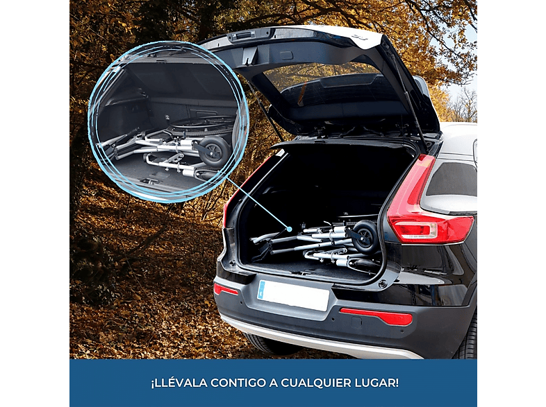 Silla de ruedas - Mobiclinic Bariatrica, Negro — foto 5