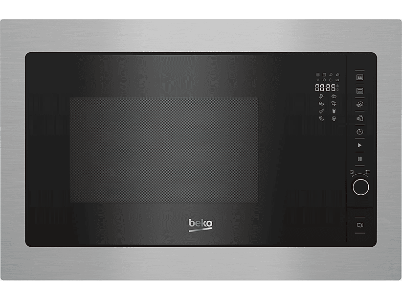 Microondas - Beko BMGB 25332 BG, 900 W, 5 potencia, 25 l, Inox