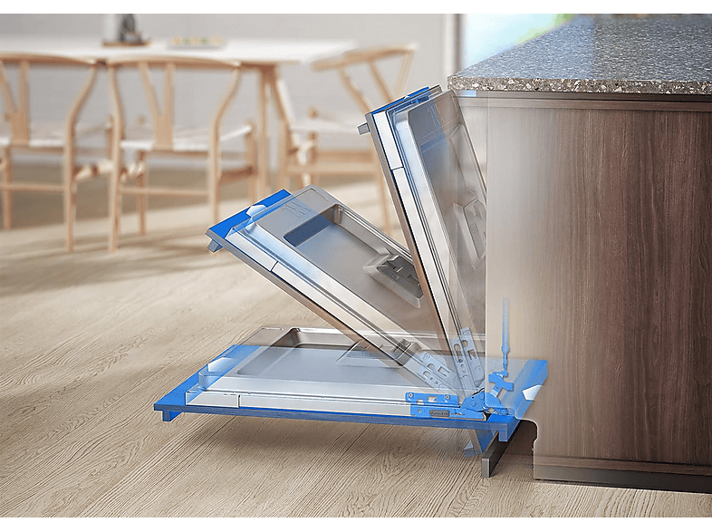 Lavavajillas integrable 60 cm - Electrolux EEA17200L, 13 servicios, 5 programas, 600 mm, Blanco — foto 4