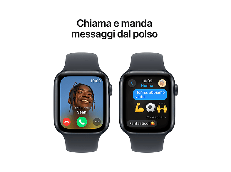 Smartwatch - Apple APPLE WATCH SE 44 MI AL MI SB ML GPS, 140 a 245 mm, Negro — foto 4