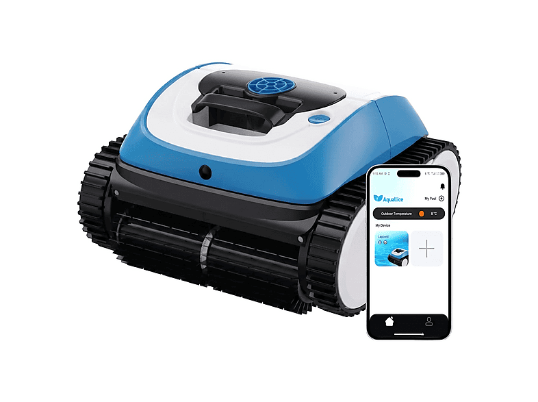 Robot limpiafondos - Aquallice Leopard Connect Plus Con App Movil, Negro — foto 1