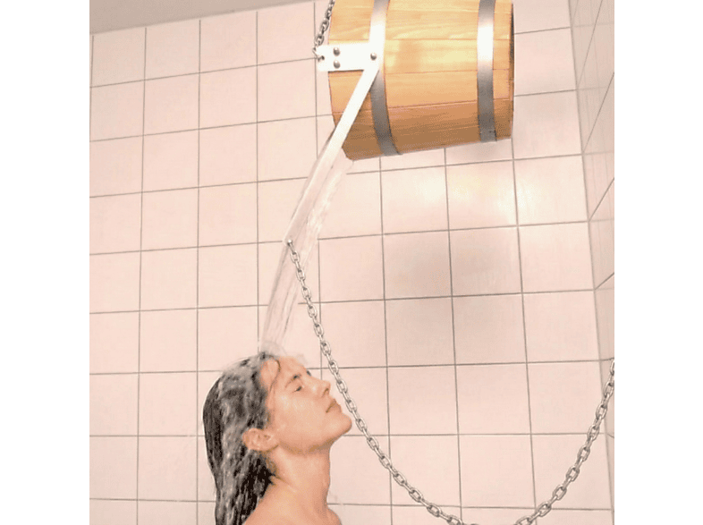 Accesorio para sauna - Eliga Cubo de contraste, Marrón — foto 3