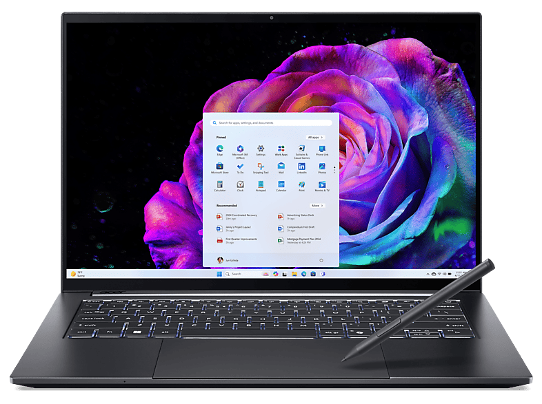 Portátil - Acer Swift X 14 SFX14-73G-94XE, 14.5" WQXGA+, Intel® Core™ Ultra 9 285H, 32GB RAM, 1TB SSD, GeForce RTX™ 5070, Windows 11 Home