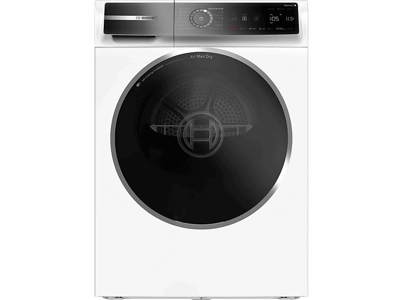 Secadora bomba de calor - Bosch WRB247D0ES, Bomba de calor, 9,0 kg, 17 programas, Blanco