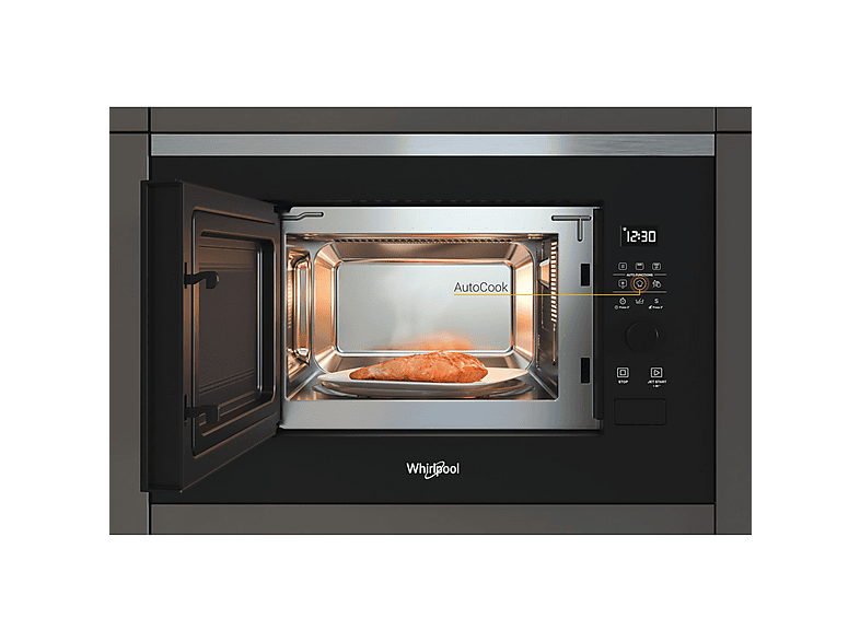 Microondas integrable - Whirlpool WMF200G, 1000 W, 20 l, Negro — foto 4