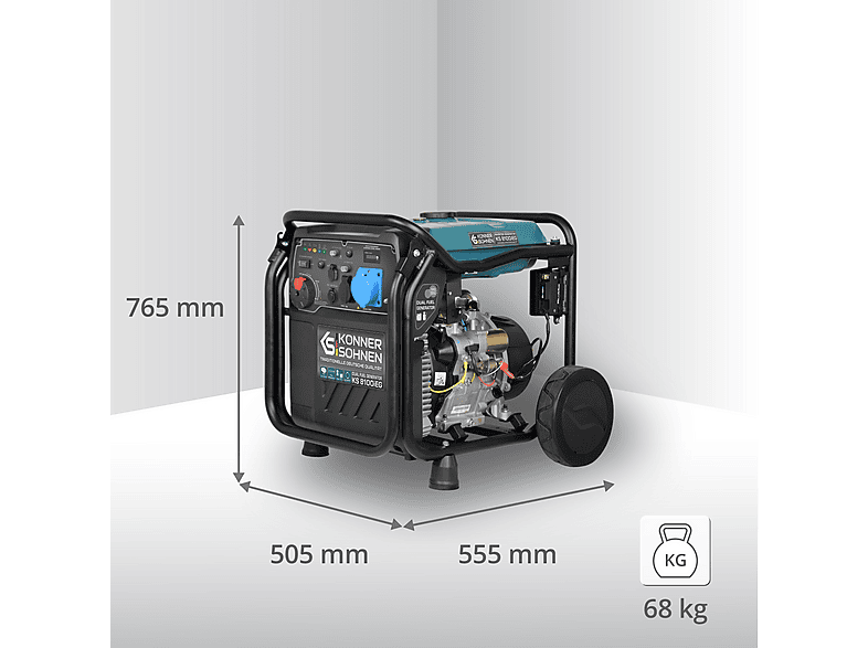 Generador de energía - Könner & Söhnen KS 8100iEG — foto 6