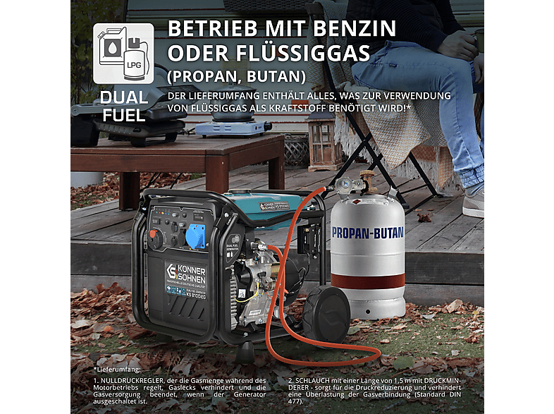 Generador de energía - Könner & Söhnen KS 8100iEG — foto 7