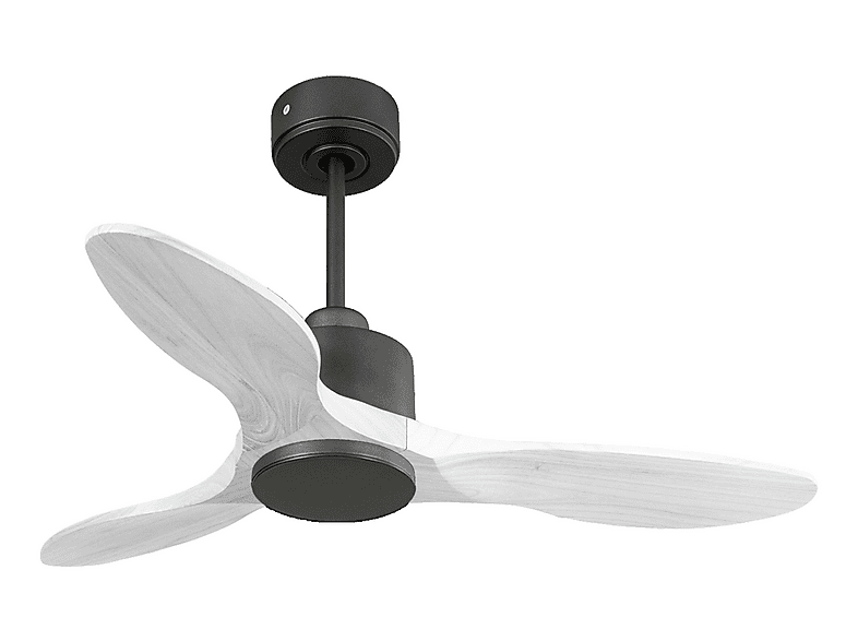 Ventilador de techo - Purline LimaD106C0365193, 6 velocidades, Negro