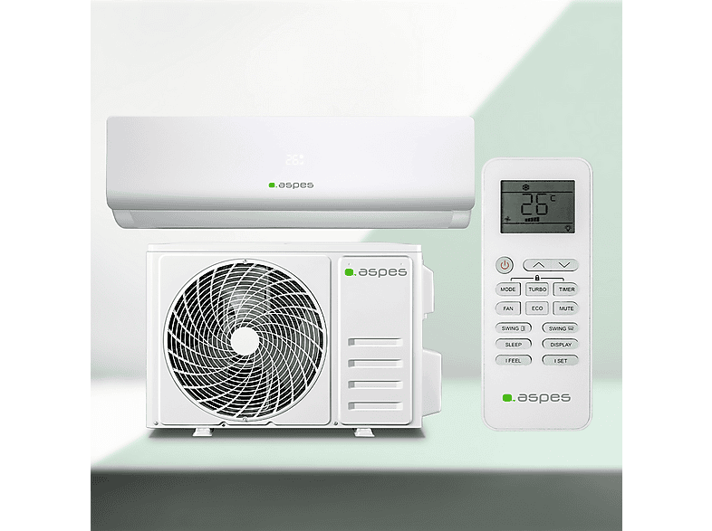 Aire acondicionado Split 1x1 - Aspes AAAS900W, Función Inverter — foto 4