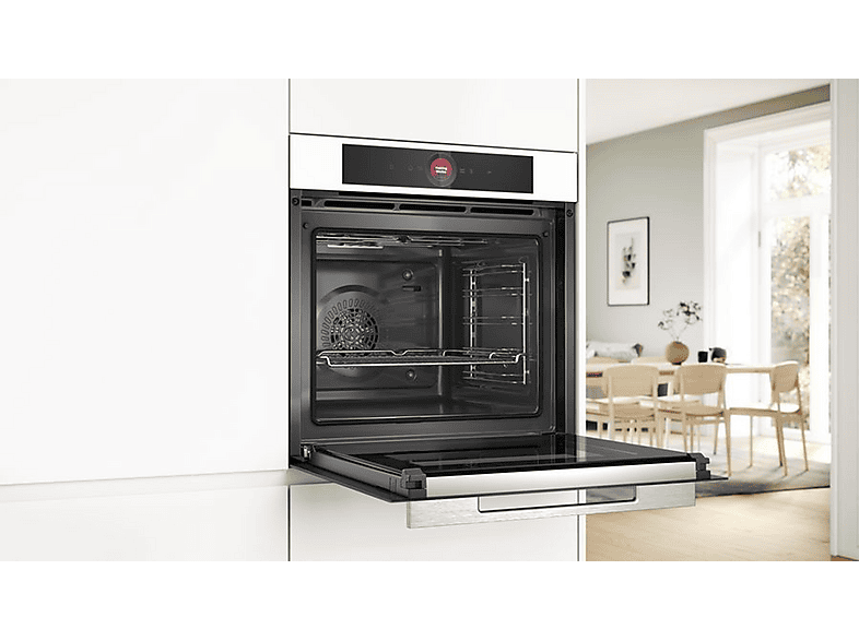 Horno multifunción - Bosch HBG7741W1, Integrable, 71 l, 548 mm, Blanco — foto 4